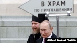Тихон (Шевкунов) та Володимир Путін, архівне фото, 2017 рік