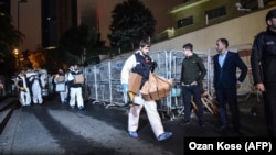 Саудиянын Стамбулдагы консулдугундагы тинтүү. 18-октябрь, 2018-жыл.