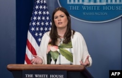Прес-секретар Білого дому Сара Гакабі Сандерс