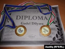 Диларәнең фестивальдә алган бүләкләре