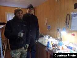 Куйдо Кюлм з фельдшером батальйону «Азов»