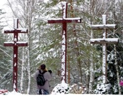 گورستان بلاروسی‌های قربانی پاکسازی بزرگ در زمان استالین، در نزدیکی مینسک