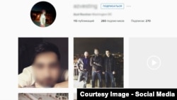 Страница в "Инстаграме" сына Равшана Жээнбекова