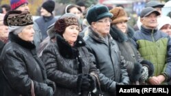 Митингта катнашучылар