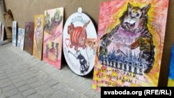 Галерэя карцін з палітычнай карыкатурай Пятра Ліньніка