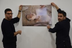 نمونه‌ای از هزاران عکسی که «قیصر» از سوریه خارج کرد. ژنو، مارس ۲۰۱۶