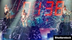 Виступ рок-гурту О.Тorvald у фіналі національного конкурсу, який представлятиме Україну на «Євробачення-2017». Київ, 26 лютого 2017 року