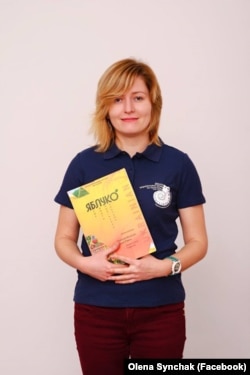 Олена Синчак, авторка підручника «Яблуко» (вищого рівня) з вивчення української як іноземної