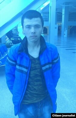 Диёр Бердиев в терминале