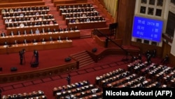 Результати голосування за Закон про безпеку для Гонконгу під час завершальної сесії Всекитайських зборів народних представників (парламенту). Пекін, 28 травня 2020 року