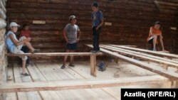 Таулы мәчете янкормасын төзүдә балалар да булыша