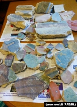 Залишки від розписів церкви Успіння Богородиці у Славському