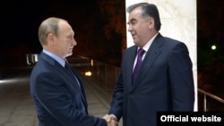 Встреча Путина и Рахмона в городе Сочи