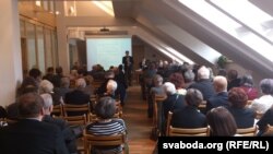 Падчас сходу Клюбу каталіцкай інтэлігенцыі.