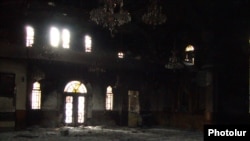 Syria -- Armenian church St. Gevorg reportedly burned down in Aleppo, 29Oct2012