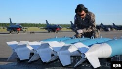 Түштүк Кореянын КФ-16 учагы. (архивдик сүрөт)