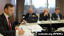 Мікола Пачкаеў, Уладзімер Барадач, Уладзімер Колас, Вінцук Вячорка