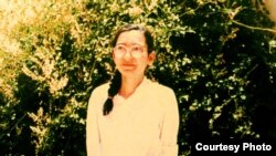 شکوفه سخی چند روز پس از آزادی در سال ۶۹