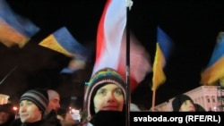 Каця Рамашкевіч на Майдане