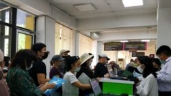 ЦОН в Ленинском районе Бишкека. 21 мая 2020 года.