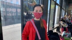 Мар’яна Семулевська перед від'їздом до України, Прага, 2020