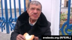 Магілёўскі бяздомнік Альберт Байдо (архіўнае фота)