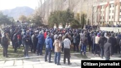 Протест в Хороге. 6 ноября 2018 года