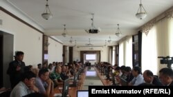 "Кыргызстан+Европа биримдиги=Товар экспорттоонун жаңы формуласы" аттуу Ош шаарындагы жыйын.