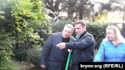 Глава адміністрації Ялти Андрій Ростенко і його радник з культури Андрій Разін