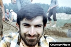 Эдвард Зайкоўскі падчас раскопак на пачатку 1980-х.