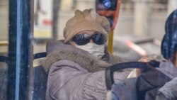 UKRAINE -- Public transport, Kyiv, 17Mar2020