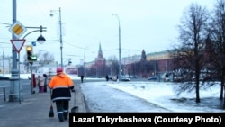 Москвада коомдук тазалыкты камсыздаган мигранттар