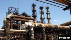 Armenia - The Nairit chemical plant in Yerevan.