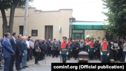 Похороны Бориса Чочиева