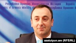 Արդարադատության նախարար Հրայր Թովմասյան