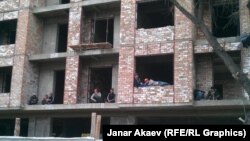 В Бишкеке наблюдается строительный бум. Иллюстративное фото.
