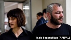 Заза Саралідзе з дружиною після зустрічі з прем'єр-міністром, 4 червня 2018