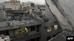 Одна з будівель, яку було уражено ізраїльським ударом у Тегерані 13 червня 2025 року