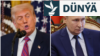 Birleşdirilen suratda ABŞ-nyň prezidenti Donald Tramp (çepde) we Russiýanyň prezidenti Wladimir Putin (sagda).
