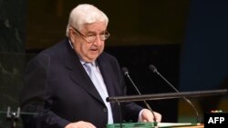 ولید المعلم گفته است، ترکیه و آمریکا به صورت غیرقانونی در خاک سوریه حضور دارند.