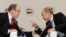 Князь Монако Альбер II и российский премьер Владимир Путин