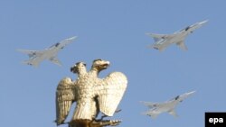 У небі над Москвою 9 травня 2016 року