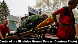 Поранені внаслідок російського авіаудару по Яровій. Донецька область, 9 вересня 2025 року