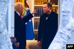 Дональд Трамп и Илон Маск в Белом доме. 14 марта, 2025