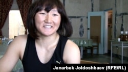 Айсулуу Тыныбекова Лондон олимпиадасы алдындагы машыгууларда.