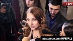 Глава фракции «Мой шаг» Лилит Макунц, Ереван, 14 января 2019 г.