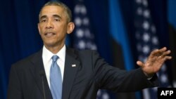 АКШ президенты Барак Обама Таллинда матбугат очрашуында