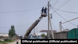 Көчөгө лампа коюу учуру. 