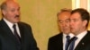 Russian President Dmitry Medvedev (right) and his Kazakh and Belarusian counterparts, Nursultan Nazarbaev (center) and Alyaksandr Lukashenka, attend a summit of the CIS Customs Union in Moscow in Decemeber.