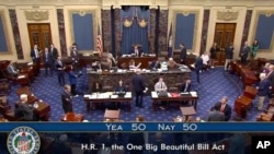 Голоси розділилися 50 на 50, але віцепрезидент Джей Ді Венс подав ще один вирішальний голос